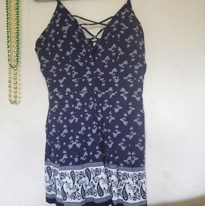 NWT Papaya Romper, blue color, large size